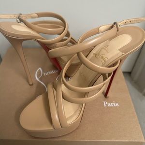 Louboutin Cleissimo Alta 150 Nude